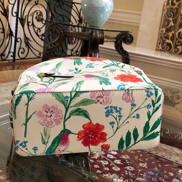 NWT, Kate spade Hummingbird floral backpack&Wallet - Picture 7 of 8